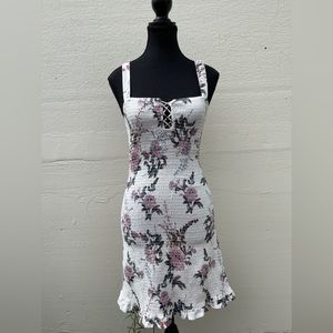 GUESS Bodycon Smocked Dress Size S